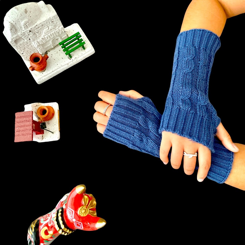 Alpaca gloves handmade